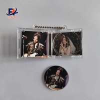 Personal isierte benutzer definierte Vintage-Stil Musik Foto Song Kpop Album Acryl Nfc Schlüssel bund Mini CD