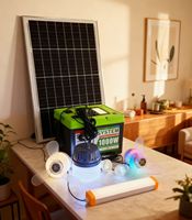 Stasiun Daya Portabel Lithium Iron Phosphate 1000W 768Wh dengan Lampu LED, 6000 Siklus, Suhu Operasi 36°C untuk Penggunaan Luar Ruangan