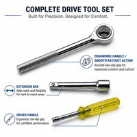 Kit de clés à douille pour voiture, 40 pièces/ensemble, outils à main professionnels en acier au chrome-vanadium pour garage et réparation