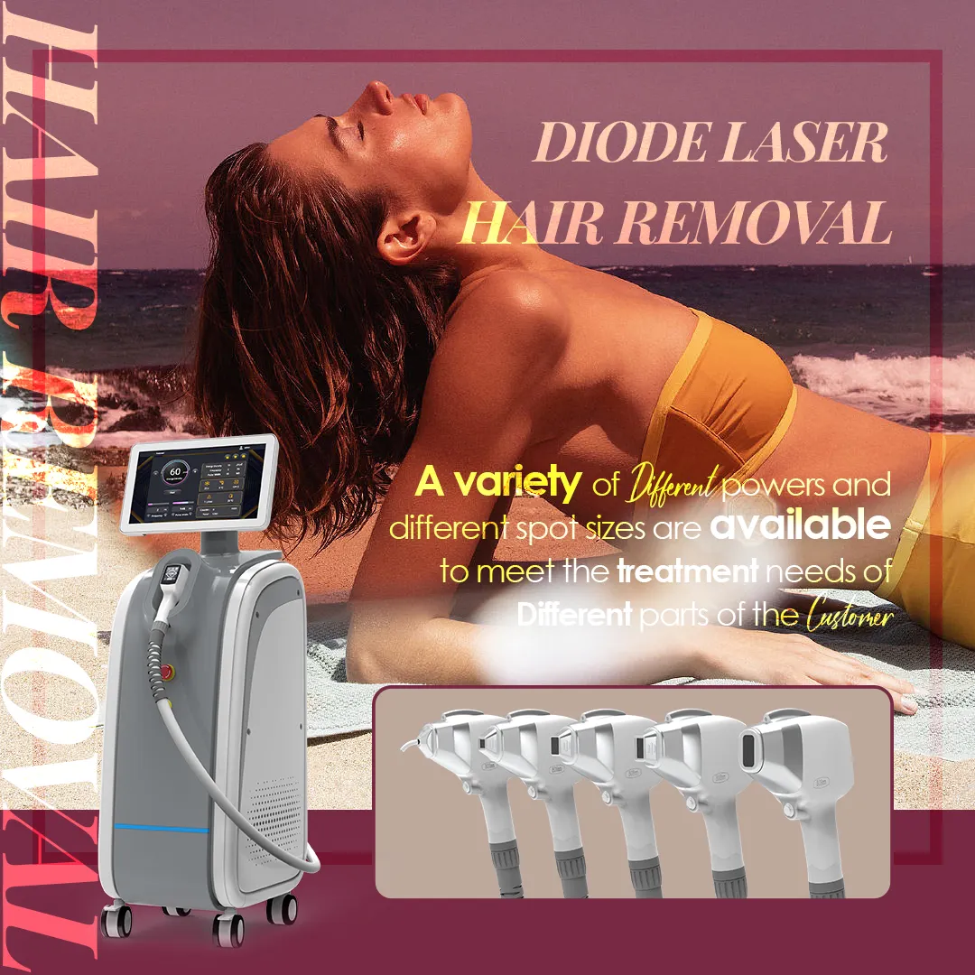 KES 2024 New Arrival 4 Wavelength diode laser hair removal machine Beauty Equipment Diode Laser Hair Removal