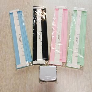 Punzone di carta a 6 fori con calibro per la cartella fatta a mano a fogli mobili Notebook per ufficio forniture per rilegatura - Product Image 3