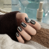 Suuseegel Luxury Dark Tone Dynamic Island 10 Couleurs Cat Eye Gel Polish Set 15ml Teal Burgundy Magnetic Nail Gel