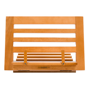 Bamboo Wood Book Rack Foldable Multi Purpose Reading <b>Stand</b> <b>Tablet</b> Holder Kitchen Menu Display <b>Stand</b> - Product Image 5