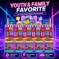 Machine à poussoir de pièces OEM/ODM personnalisée pour centres de jeux, fournie comme machine de jeu d'arcade avec qualité stable et système de distribution de pièces