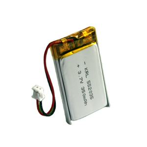 Aグレードセル OEM/ODM 552030 300mAh 3.7v リチウム電池 GPS/Bluetooth機器用交換バッテリー 高ドレイン - Product Image 1