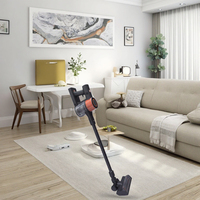 Aspirateur vertical sans fil Cyclone multifonctionnel avec moteur sans balais, filtre HEPA, capacité de 1 L