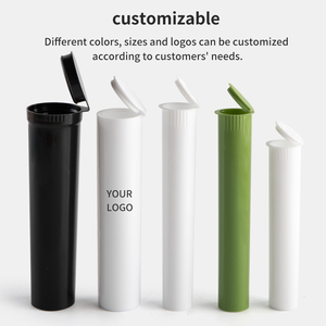 Plástico compostable sostenible 114mm 116mm 120mm Empaquetado de tubos preenrollados resistente a los niños
