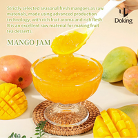 Doking Brand Mango Jam with Real Fruit Pulp Mango Fruit Puree for Bubble Tea Smoothie and Dessert Toppings Milk Tea Ingredients
