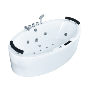 Mandrex lujo moderno 2 metros de forma ovalada acrílico independiente bañera Vortex Surf burbuja masaje característica cuadrado remojo Spa - Product Image 6