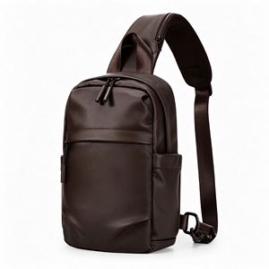 Bolso Bandolera de Piel de Moda Pequeño de 11 Pulgadas con Estampado de Leopardo, Cierre de Cremallera, Mochila Casual de Día, Bolso Cruzado de Pecho, Riñonera de Viaje - Product Image 1
