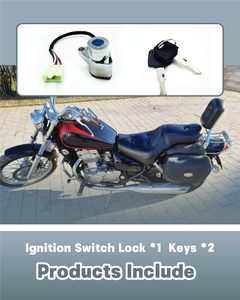 สวิตช์กุญแจสตาร์ทพร้อมกุญแจ ใช้ได้กับ <span class=keywords><strong>Kawasaki</strong></span> <span class=keywords><strong>Vulcan</strong></span> <span class=keywords><strong>400</strong></span> 500 800 900 |   ใช้ได้กับ EN400 EN500 VN400 VN800 VN900, คลาสสิค 27005-0032 - Product Image 6