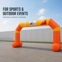 Arche gonflable personnalisée pour les agences de publicité, arche d'entrée pour les festivals, pour la promotion de la marque publicitaire et événementielle
