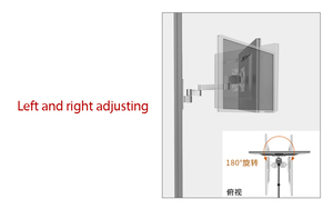 Dual-sử dụng 40*40 công nghiệp nhôm hồ sơ khung hiển thị phổ ROTARY Treo Tường Núi đứng LCD chất liệu - Product Image 6