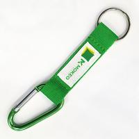 Porte-clés mousqueton en D avec cordon tressé, porte-clés sportif personnalisé pour événements promotionnels et cadeaux