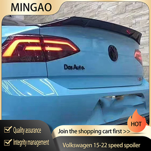 Spoiler Posteriore Centrale in Plastica ABS Stampata a Soffiaggio Crown per <span class=keywords><strong>Volkswagen</strong></span> 2010-2014, Spoiler Monopiano Decorativo e Protettivo con <span class=keywords><strong>Adesivo</strong></span> 3M - Product Image 4