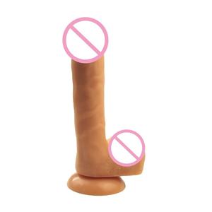 Samples Beschikbaar Medische Massage Orgasme Big Cock Sex Foto Met Zuignap Kunstmatige Penis Buigbaar - Product Image 2