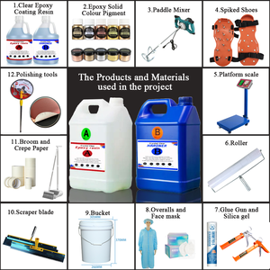 2:1 <strong>Epoxy</strong> Resin 3 Gallon Kit AB Glue for <strong>Epoxy</strong> Garage <strong>Floor</strong> <strong>Coating</strong> High Gloss Self-Leveling <strong>Epoxy</strong> Resin - Product Image 3