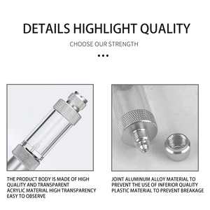 ZRDR aquário Check Valve-Regulador Difusor Reator Single-Head ou Dual-Head Aquário CO2 Bolha Contador Bomba de Ar Acessórios - Product Image 2