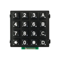 4x4 matrice clavier/distributeur automatique personnalisé/clavier numérique clavier en métal