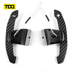 Volante de Fibra de Carbono TDD con Palanca de Cambios Magnética para Volkswagen <span class=keywords><strong>Golf</strong></span> 8 MK8 CC GTI <span class=keywords><strong>R</strong></span>, <span class=keywords><strong>Interior</strong></span> Modificado para Automóvil - Product Image 1
