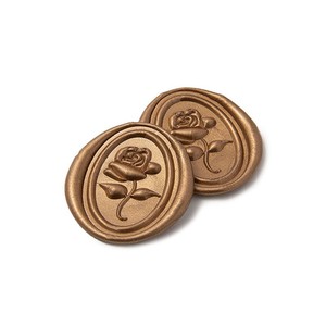 Sello de Cera Autoadhesivo 3D con Forma de Rosa, Listo para Enviar, Barato, Personalizado, para Regalo - Product Image 3