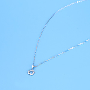 Joyería al por mayor clavícula colgante en forma de corazón pareja mejor amigo collar de mujer - Product Image 5