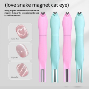 Imán de Ojo de Gato de Gran Succión para Uñas, Pegamento UV para Uñas, Imán Redondo Tres en Uno, Herramienta de Arte de Uñas - Product Image 1
