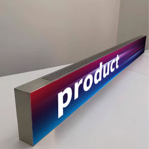 <strong>LED</strong> <strong>Display</strong> Screen Indoor Full-Color Advertising <strong>Scrolling</strong> <strong>Text</strong> Bar Frameless Dot Matrix Narrow Border Metal Electronic <strong>Signs</strong> - Product Image 1