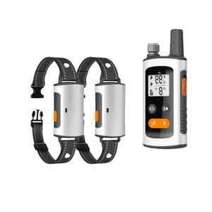 कुत्ते ट्रेनर 800 मीटर रेंज दो कुत्तों के लिए एक साथ प्रशिक्षण योग्य कंपन बिजली झटका रिचार्जेबल छाल नियंत्रण - Product Image 4