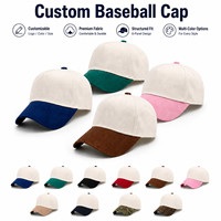 Gorra de Béisbol de Alta Calidad al por Mayor, con Logotipo Personalizado Impreso por Transferencia de Calor, Gorra Trucker de Algodón de Dos Tonos con Cierre a Presión, para Promoción