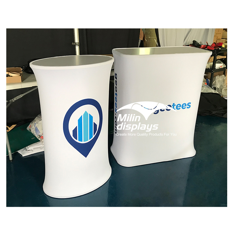 Trade Show Counter Display With Shelves