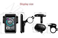 Écran Couleur TFT UKC1 pour Vélo Électrique, Compatible avec Kit Moteur de Moyeu QS 205 V3 Sabvoton