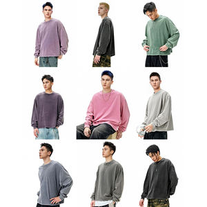 25SS Oversized BoxyLong T-<b>Shirt</b> Washed & Distressed Cotton Streetwear - Product Image 3