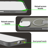 Coque de Téléphone GSCASE Anti-Choc avec Support, Texture Bilatérale Anti-Dérapante, pour iPhone 16 17 Pro Max 15 Pro, pour Samsung S25 S24 Ultra A16