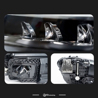 Feux de voiture pour Benz W205, lentille de projecteur de phare, 2014-2021, C180, C200, C260, phare LED, feux de jour, accessoires automobiles