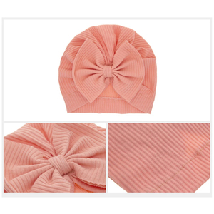 Chapeau d'hôpital Baby Girl Bow Beanie Preemie Hats Infant Hats pour filles - Product Image 6