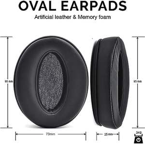 Coussinets d'oreille de remplacement Defean compatibles avec les casques Sennheiser HD4.20S HD458BT HD450 HD450BT <span class=keywords><strong>HD400S</strong></span> HD350BT - Product Image 4