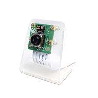 Boîtier de protection en acrylique pour carte de développement Raspberry Pi 4 avec interface USB Type-C compatible Linux