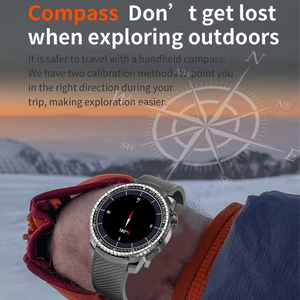 SENBONO MAX88 <span class=keywords><strong>Smartwatch</strong></span> <span class=keywords><strong>GPS</strong></span> da Uomo, con Monitoraggio della Salute, Barometro, Bussola e <span class=keywords><strong>Tracker</strong></span> Sportivo, Orologio Intelligente per Attività all'Aperto - Product Image 5