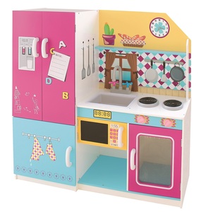 Jouet de <span class=keywords><strong>cuisine</strong></span> en <span class=keywords><strong>bois</strong></span> éducatif de grande taille pour enfants, avec fonction de lavage et de cuisson, design personnalisé - Product Image 3