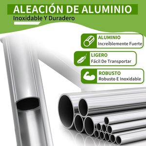 <span class=keywords><strong>Escalera</strong></span> Telescópica de Aluminio de <span class=keywords><strong>5</strong></span> <span class=keywords><strong>Metros</strong></span>, Capacidad de Carga de 150 kg, Plegable, Retráctil, <span class=keywords><strong>Extensible</strong></span>, Compacta y Portátil - Product Image 6