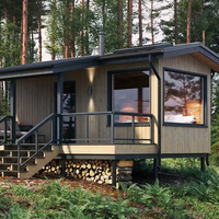 Maisons modulaires préfabriquées de 20 pieds et 40 pieds, bureaux conteneurs portables, maisons conteneurs préfabriquées, pods mobiles, cabines en bois