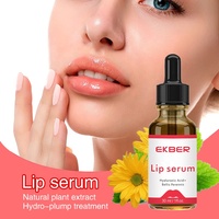 Vente en gros Ekber Meilleur soin des lèvres à la vitamine E non gras 100% beurre de karité naturel Huile repulpante pour les lèvres Meilleur sérum éclaircissant pour les lèvres