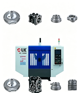 เครื่องเจาะและต๊าปความเร็วสูง LK TC-1000 ศูนย์เครื่องจักรกลซีเอ็นซีแนวตั้ง 3 แกน - Product Image 1