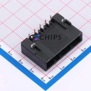 HC-5.08D-5AW-05 Wire-to-Board Pin Header Bent Lead Through Hole,P=5.08mm Connector 1x5P 5.08mm Right Angle Insert 5P - Product Image 1