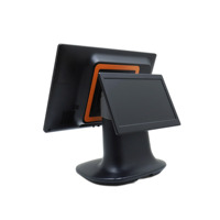 Terminal de point de vente à double écran CITAQ N1, système POS, écran 15,6 pouces, caisse enregistreuse, Android/Linux OS, mémoire 128 Go, Wi-Fi 6, Bluetooth 5.2