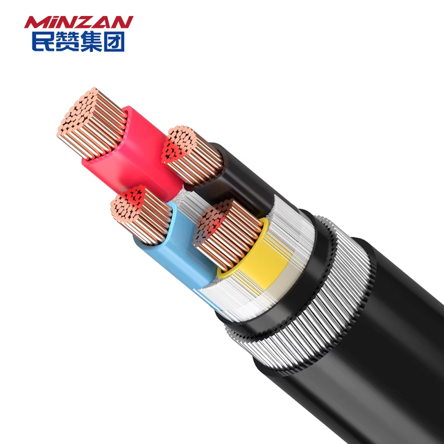 Underground/overhead Pvc/xlpe Insulated Sta/swa Low Voltage 3*95 mm Copper 4 Core Power Cable 0.6/1KV YJV32