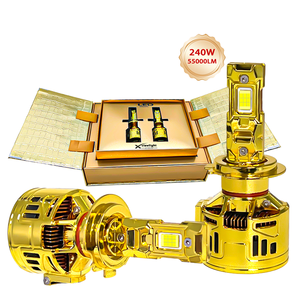 หลอดไฟหน้า LED H7สูง240W พัดลมระบายความร้อน H1 H7 H8 H11 9005 HB3 9006 HB4รถยนต์โคมไฟรถยนต์ LED CANbus อัตโนมัติ H1 - Product Image 1