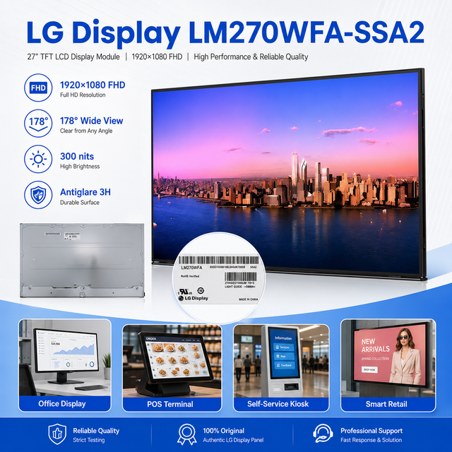 Original LCD Display LM270WFA-SSA2 27 Inch FHD IPS In-Cell Touch Screen 100% SRGB 75Hz LCD Module for Desktop Monitor AIO PC