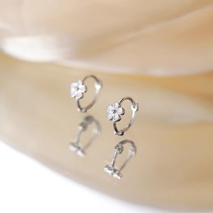 Wholesale Personality Flower <b>Hoop</b> <b>Earrings</b> 925 <b>Sterling</b> <b>Silver</b> <b>Earrings</b> for Women Fashion Jewelry Gift - Product Image 5